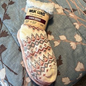 New!! Milk Luke cabin socks.